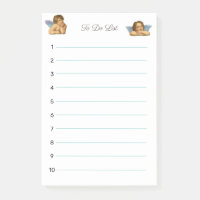 Stylish Raphael Cherubs on White