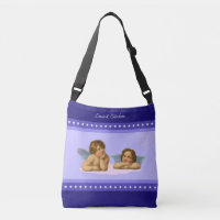 Stylish Raphael Cherubs & Stars on Blue Shades