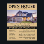 Stylish Realtor Open House Advertising Flyer<br><div class="desc">Stylish Realtor Open House Advertising Flyers By The Business Card Store.</div>