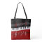 Stylish Red Black White Piano Keys and Notes