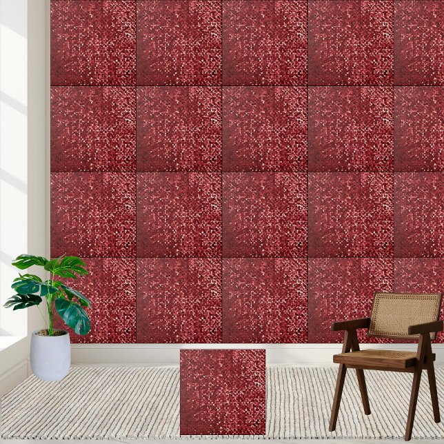 Stylish Red Pink White Black Floor Wall Mural Ceramic Tile (Stylish Red Pink White Black Floor Wall Mural Ceramic Tile)