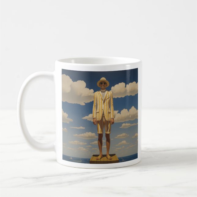 Stylish Retro Beachwear Striking Summer Fashion  Coffee Mug (Left)
