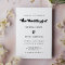 Stylish retro black & white wedding