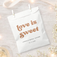 Stylish retro Brown sugar Love is sweet