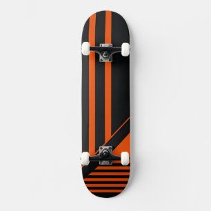 Stylish Retro Graphic Design Skateboard