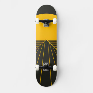 Stylish Retro Graphic Design Skateboard