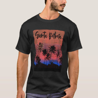 Stylish Retro Santa Barbara T-Shirt