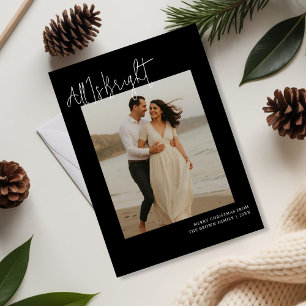 Stylish Romantic Couple Winter Festive Holiday 