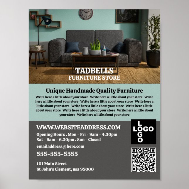 Stylish Room - Furniture Store Sales  Poster (Front)