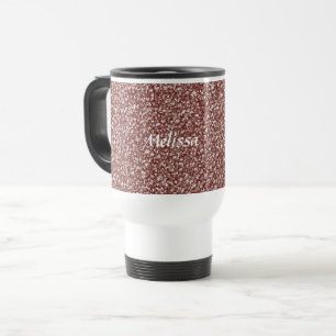 Stylish Rose Gold Travel/Commuter Mug