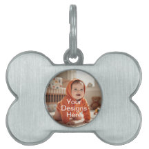 Stylish Round Pet Tag