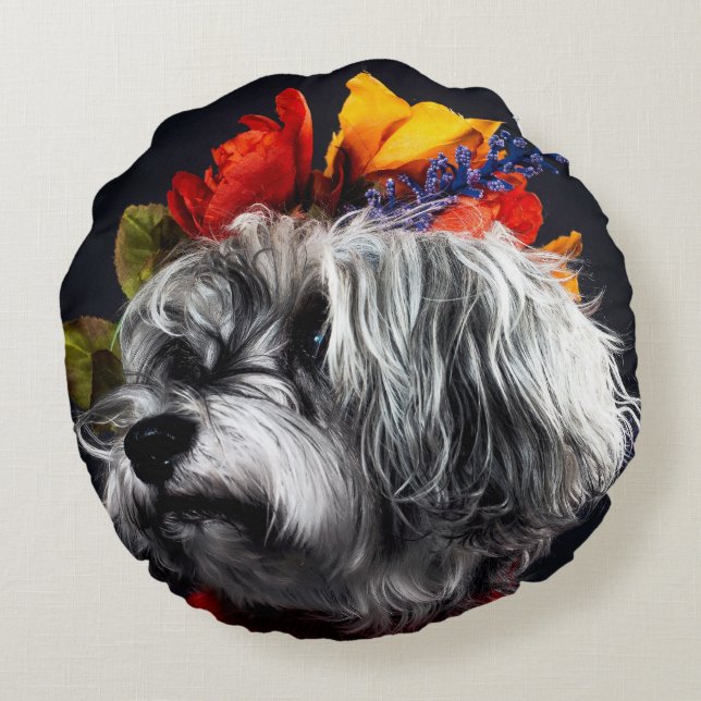 Stylish Round Pillow for Your Sofa (Back)