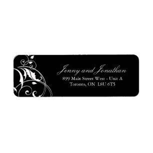 Stylish RSVP Address Labels