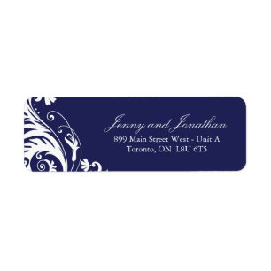 Stylish RSVP Address Labels