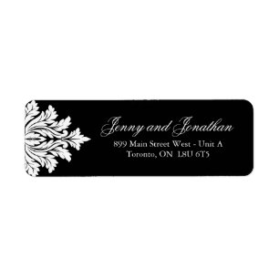 Stylish RSVP Address Labels