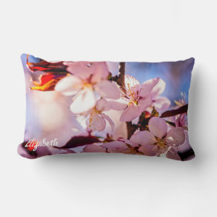 Stylish Sakura Blossoms Lumbar Cushion