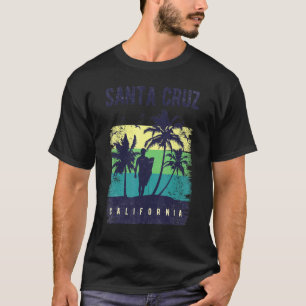 Stylish Santa Cruz California Surfing Outfit Santa T-Shirt