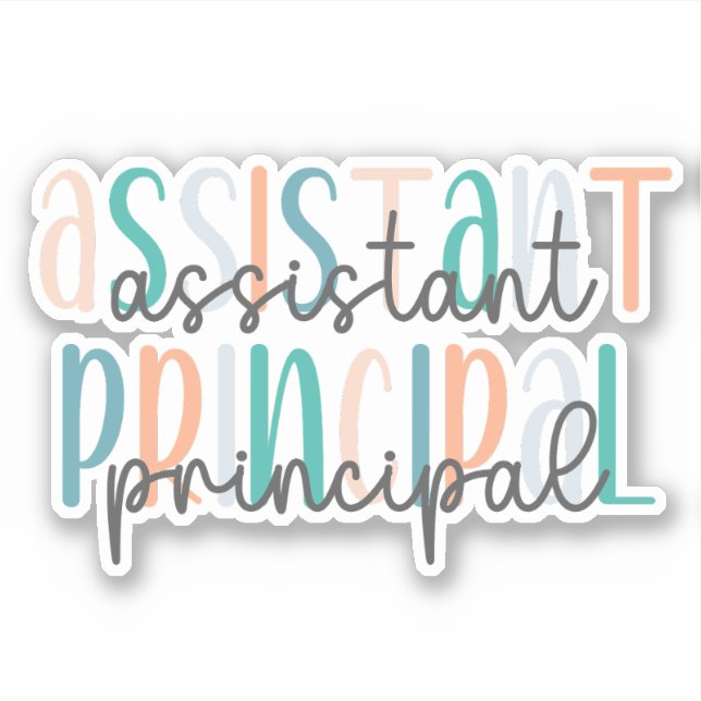 Stylish Scratchproof Assistant Principal Cutout (Front)