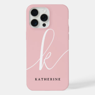 Stylish Script Blush Pink Case-Mate iPhone 15 Pro Max Case