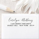 Stylish Script Custom Name & Address Return Address Label<br><div class="desc">Stylish Script Custom Name & Address Return Address Labels.</div>