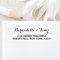 Stylish Script Custom Name & Address
