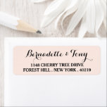 Stylish Script Custom Name & Address Return Address Label<br><div class="desc">Stylish Script Custom Name & Address Return Address Labels.</div>