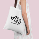 Stylish Script "Future Mrs" Tote Bag<br><div class="desc">Fun personalised bridal party design.</div>