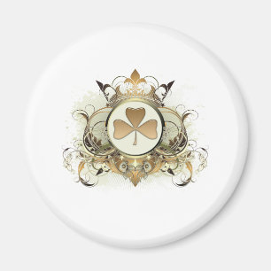Stylish Shamrock Magnet