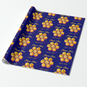 Stylish SHANA TOVA Rosh Hashanah Wrapping Paper