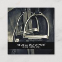 Stylish Silver Stirrups on English Riding Saddle