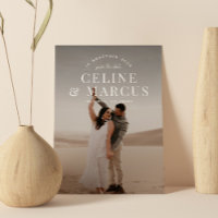 Stylish Simple Full Photo Double-sided White