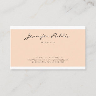 Stylish Simple Graphic Design Professional Plain Business Card