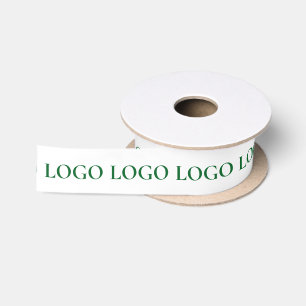 STYLISH SIMPLE MODERN CUSTOMIZED NAME YOUR LOGO SATIN RIBBON