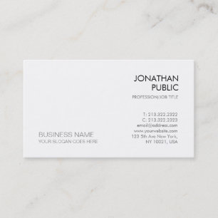 Stylish Simple Modern Elegant Company Template Business Card