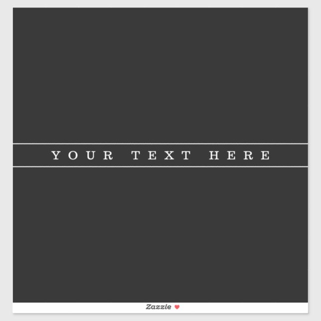 Stylish Simple Text & Thin Stripes (Sheet)
