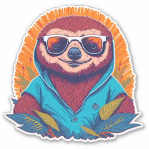 Stylish Sloth in fancy sunglasses