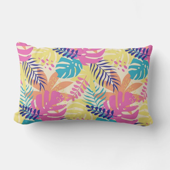 Stylish Spectrum Throw Pillow (Front)