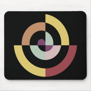 Stylish Spiral Design Mouse Pad