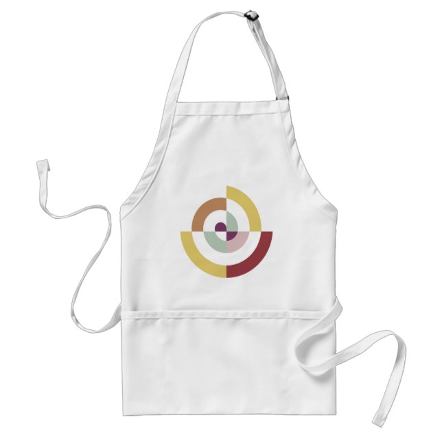 Stylish Spiral Design Standard Apron (Front)