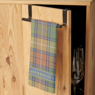 Stylish Spring Color Mix Plaid Tea Towel