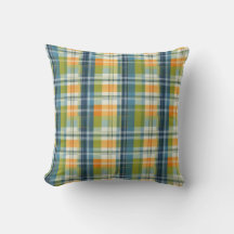 Stylish Spring Colours Check Pattern Tartan Plaid