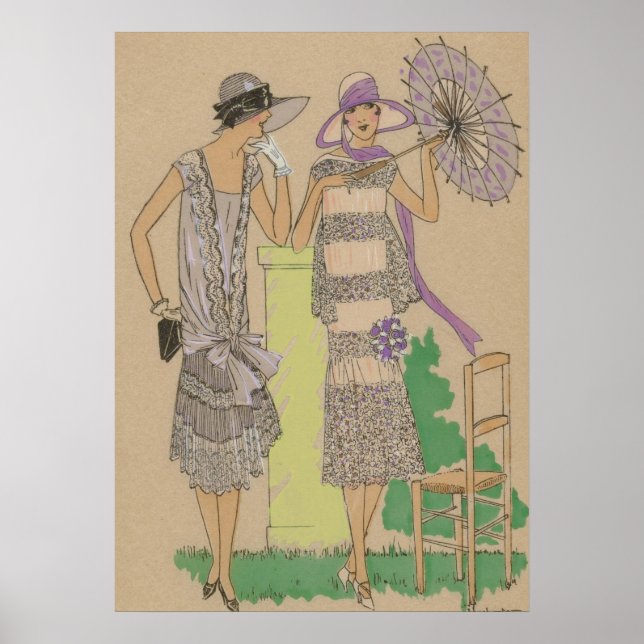 Stylish Spring Flappers, 20's Ladies Poster (Front)