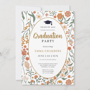 Stylish Spring Wildflower Garden Invitation