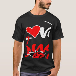 Stylish Statement Bug Valentine's Day Heart Partne T-Shirt