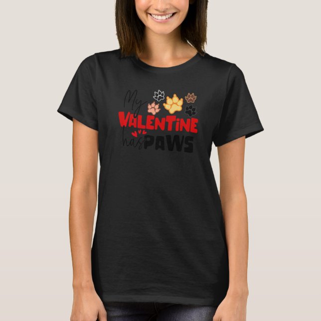 Stylish Statement Valentine's Day Dog Partnerlook  T-Shirt (Front)