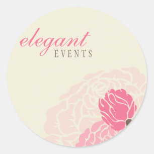 STYLISH STICKER SEAL :: elegant rose 1