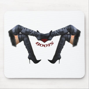 Stylish Stiletto Boot Art Mouse Pad