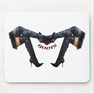 Stylish Stiletto Boot Art Mouse Pad