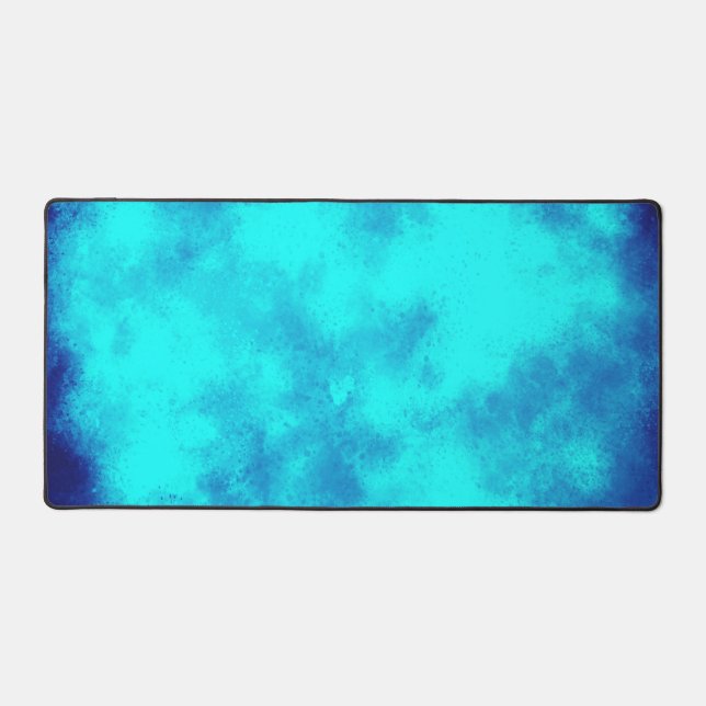 Stylish Storm cloud effect  blue  Desk Mat (Front)