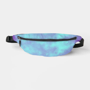 Stylish Storm cloud effect in Purple Blue  Bum Bags